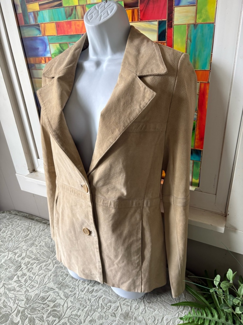 Y2K Beige Blazer - Picture 3 of 5